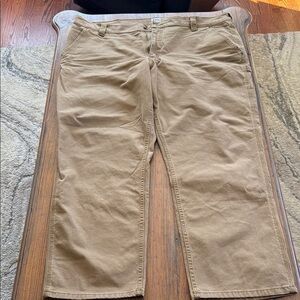 Lee Men's khaki (tan) carpenter jeans. Sz 42x30
